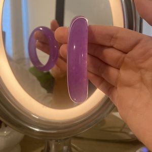 Purple Jade bangle